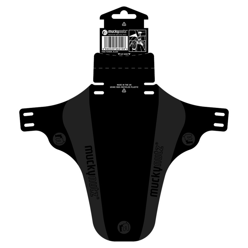 Set schwarze Fenders (Front+Butt)